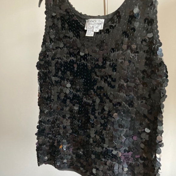 Sequined Sleeveless Top - Picture 4 of 6